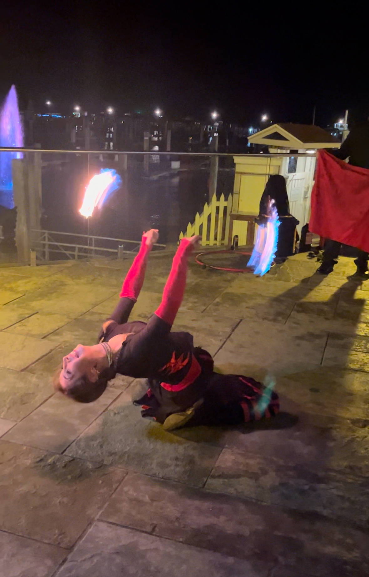 Fire Poi Performance