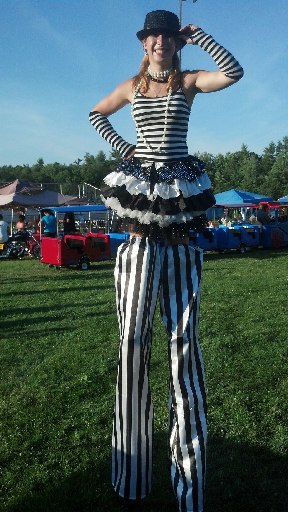 Black & White Stripes detail