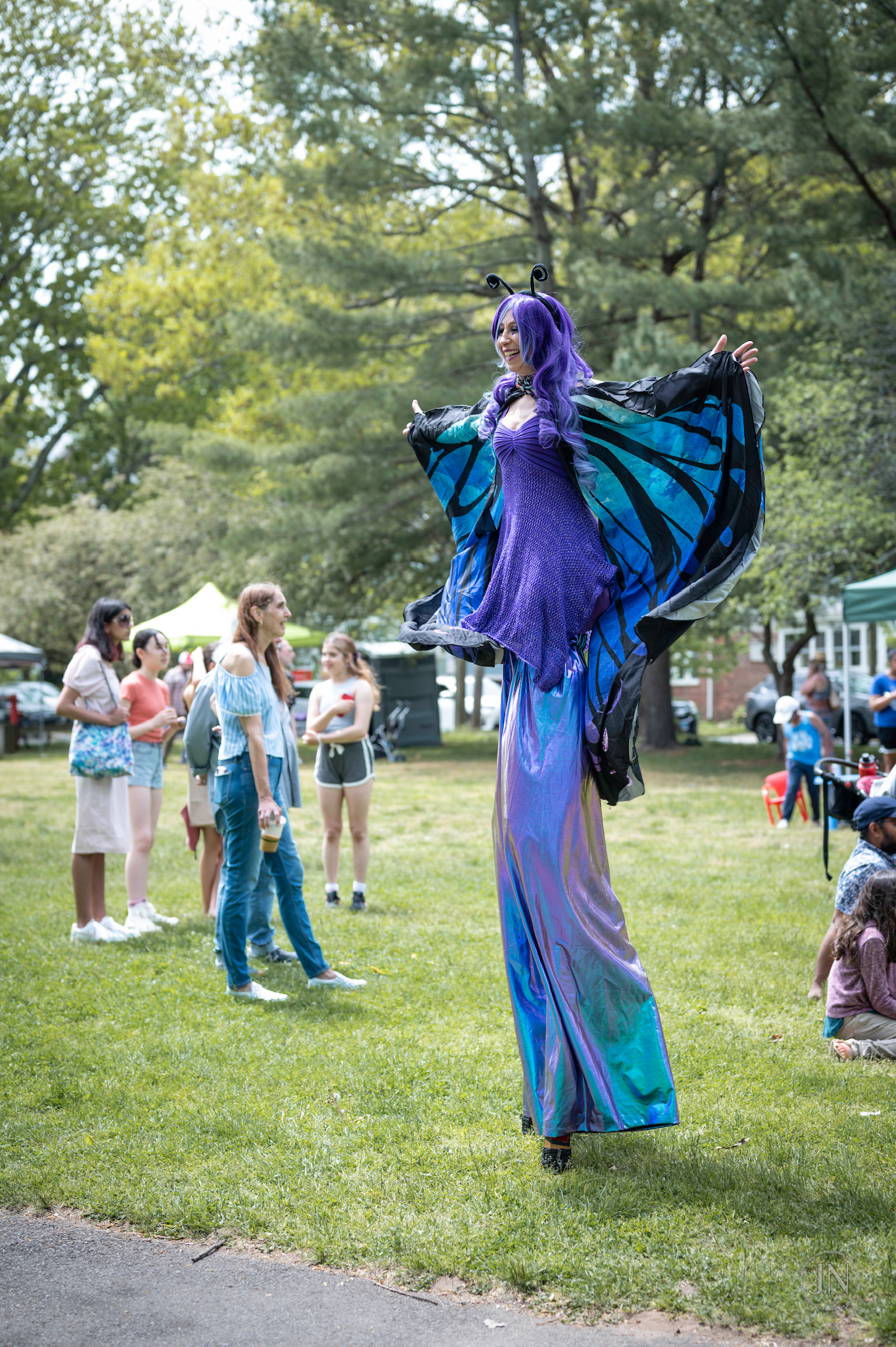 Blue & Purple Butterfly