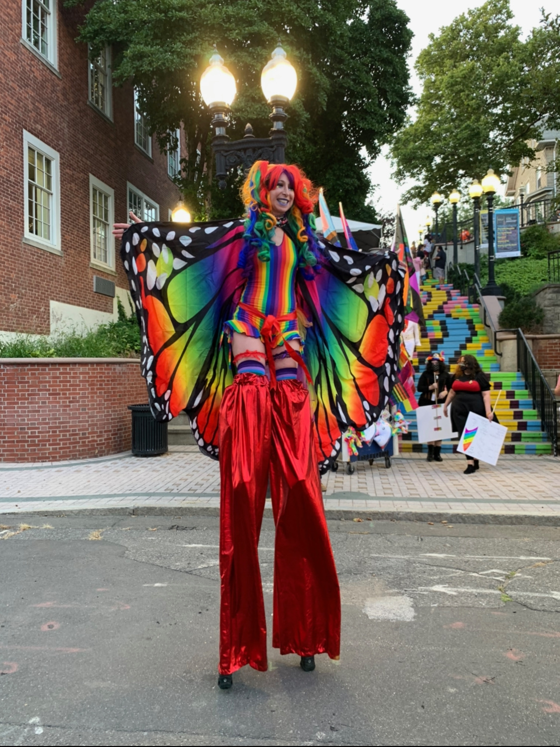 Rainbow Butterfly detail